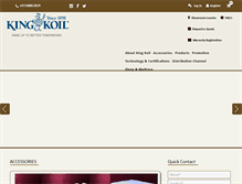 Tablet Screenshot of kingkoilme.com